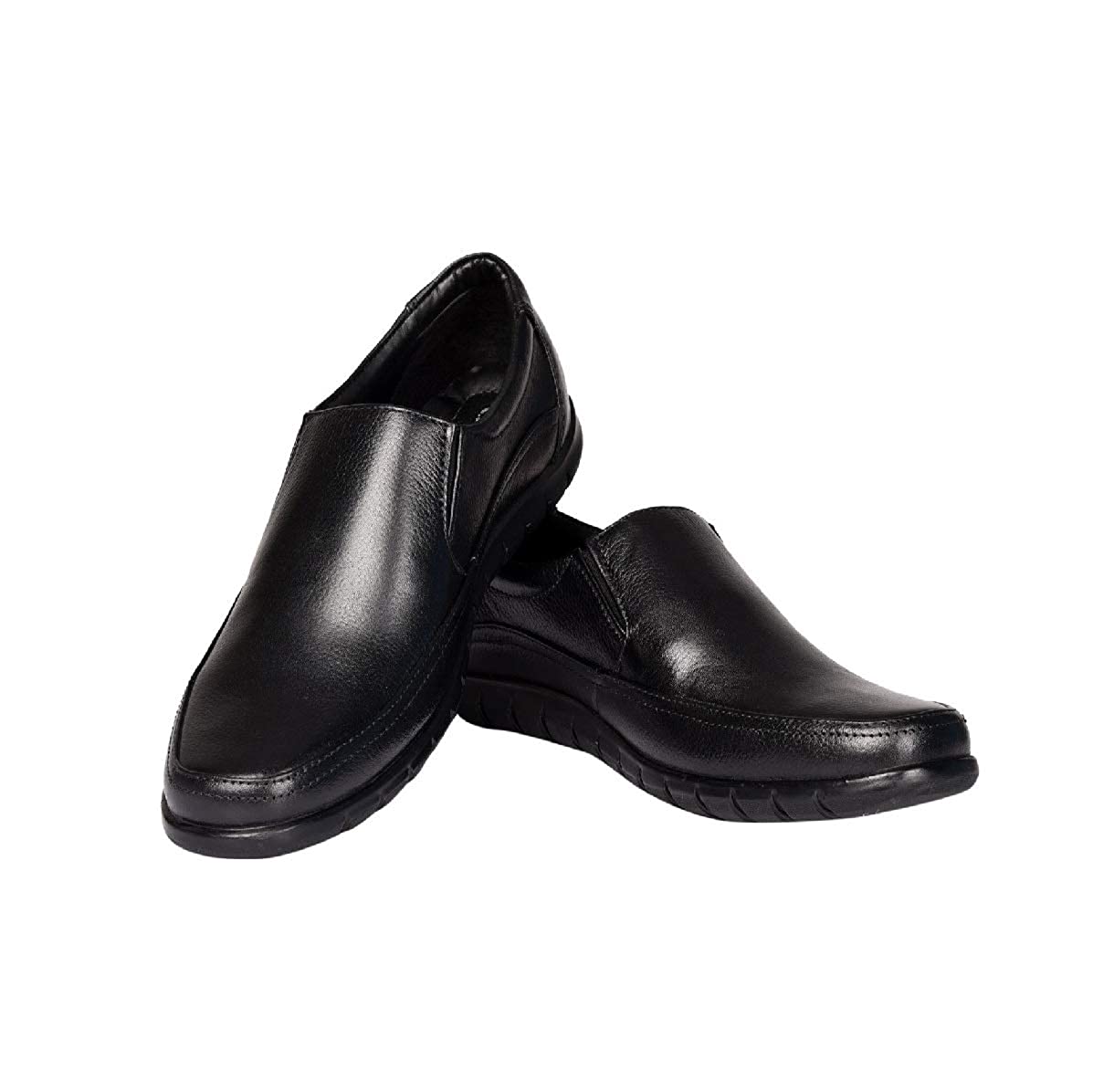Formal Black Slip on Shoes for Men