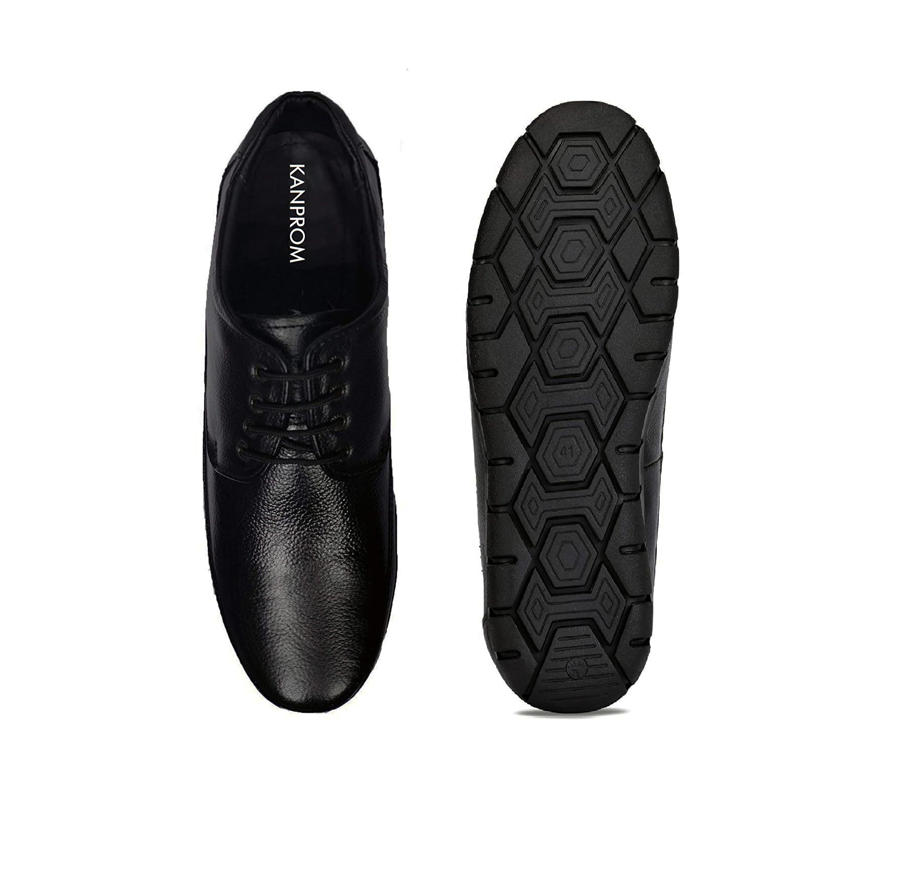 Black Lace up formal Shoes for Men