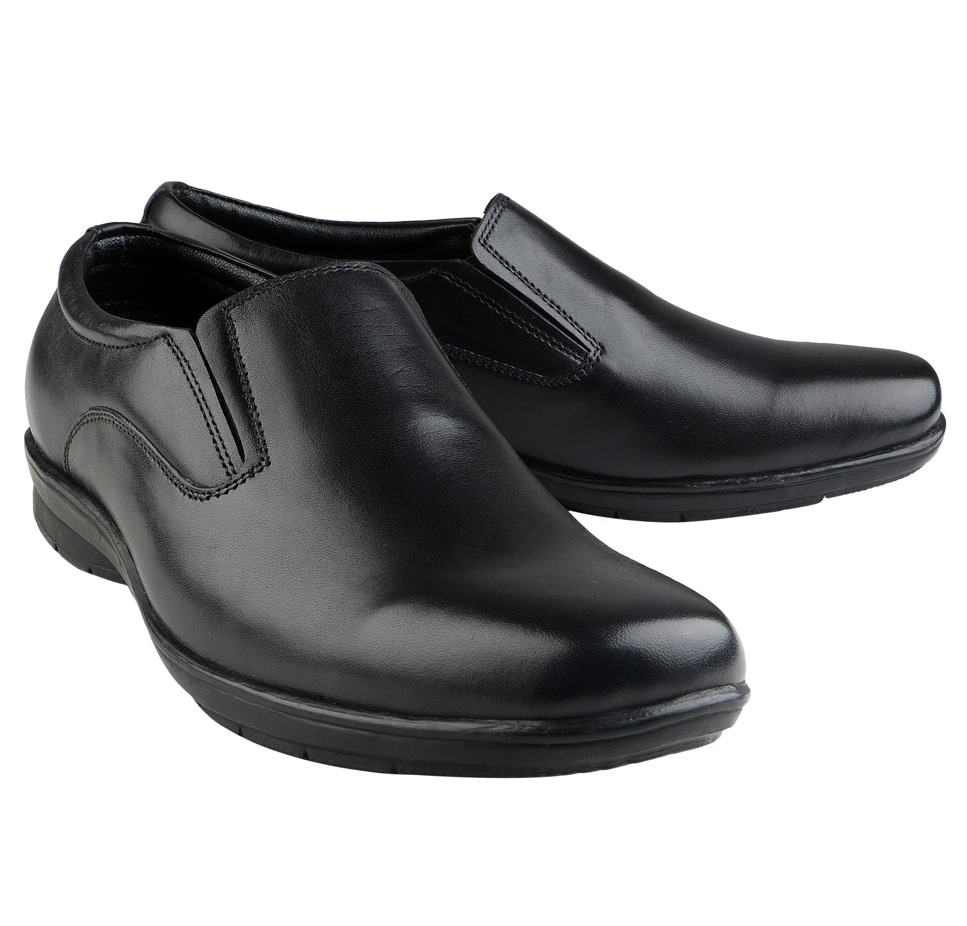 Leather Slip on Formal Shoes without Laces for Men