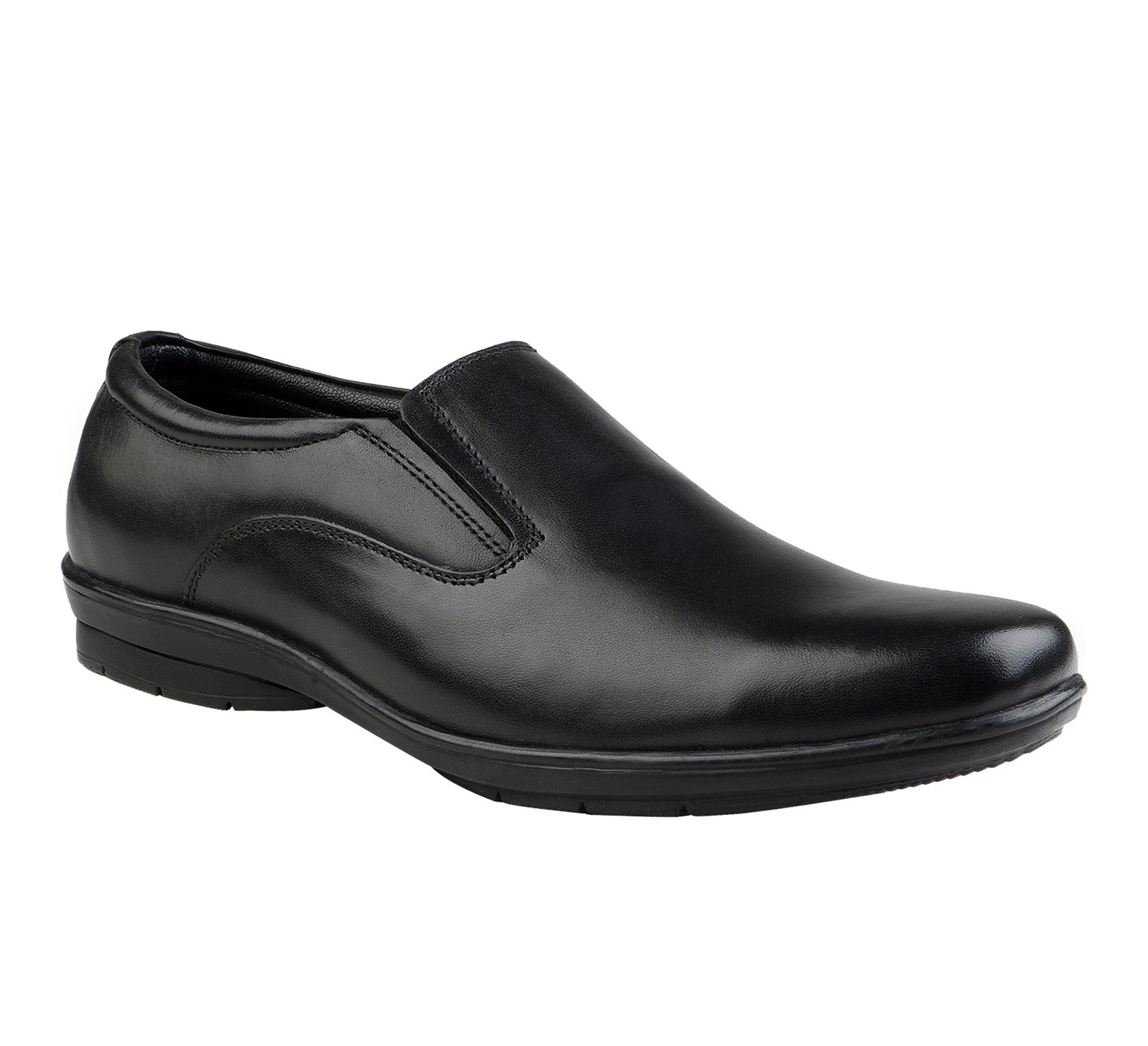 Leather Slip on Formal Shoes without Laces for Men