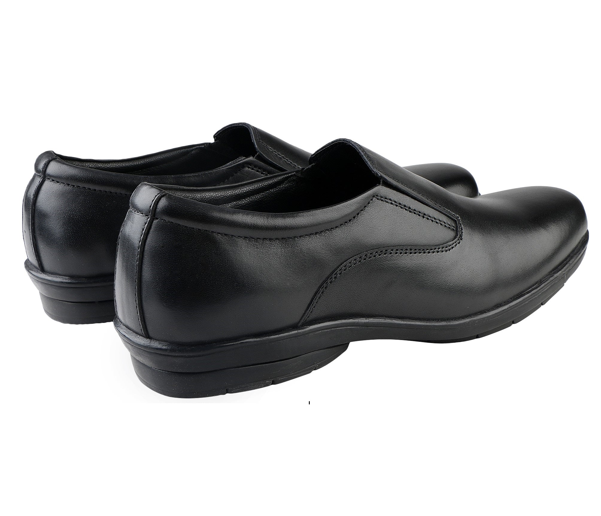 Leather Slip on Formal Shoes without Laces for Men