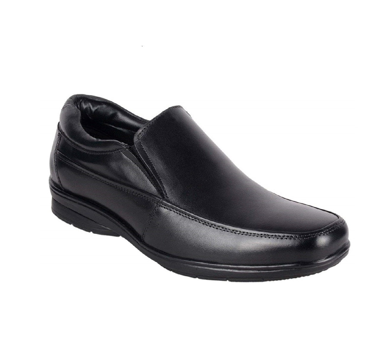 Leather Slip on Formal Shoes without Laces for Men