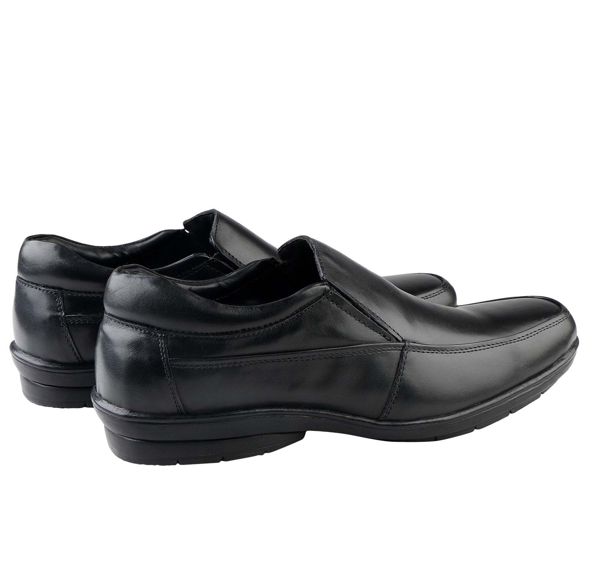 Leather Slip on Formal Shoes without Laces for Men