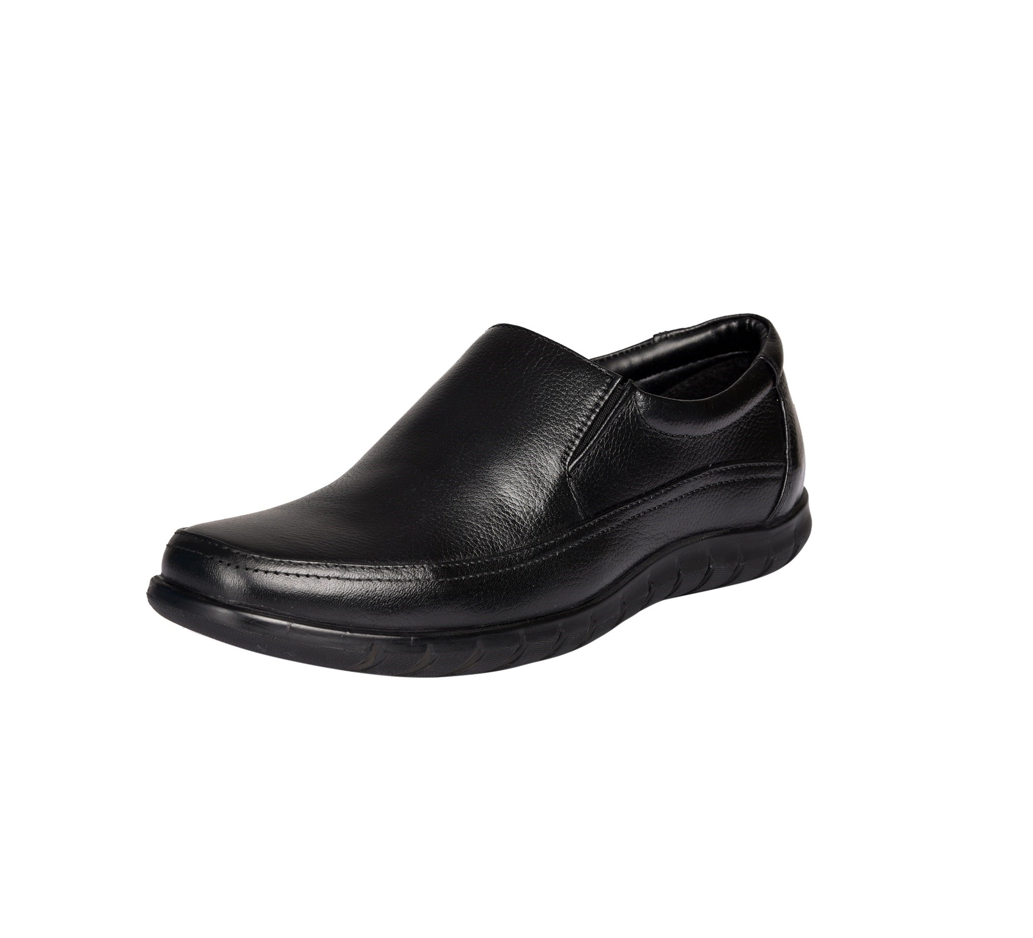 Formal Black Slip on Shoes for Men