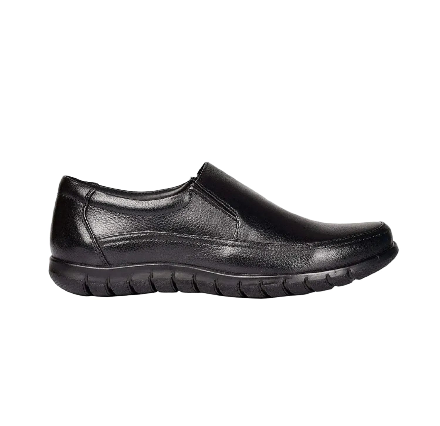 Formal Black Slip on Shoes for Men
