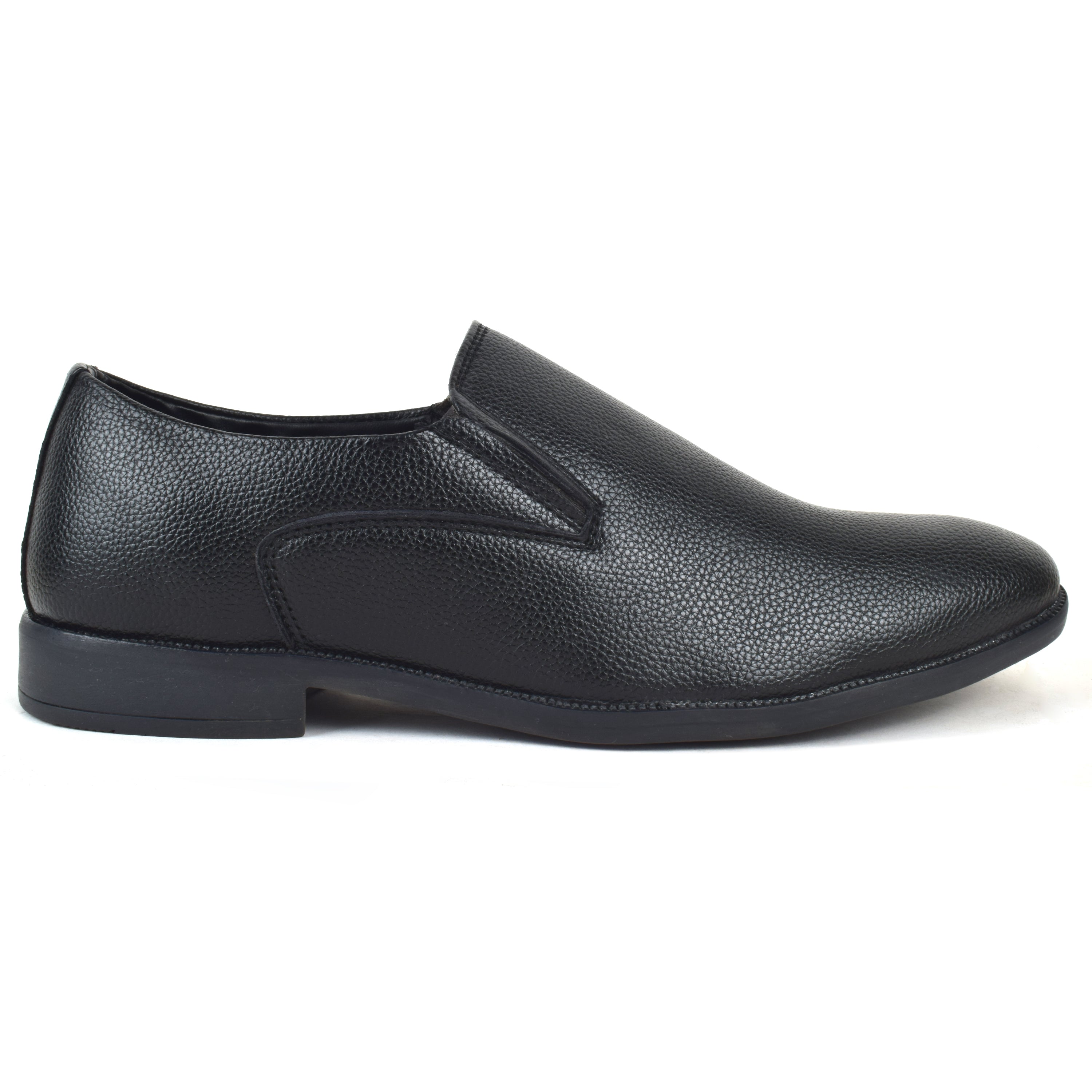 Formal Black Slip on Shoes for Men AARON
