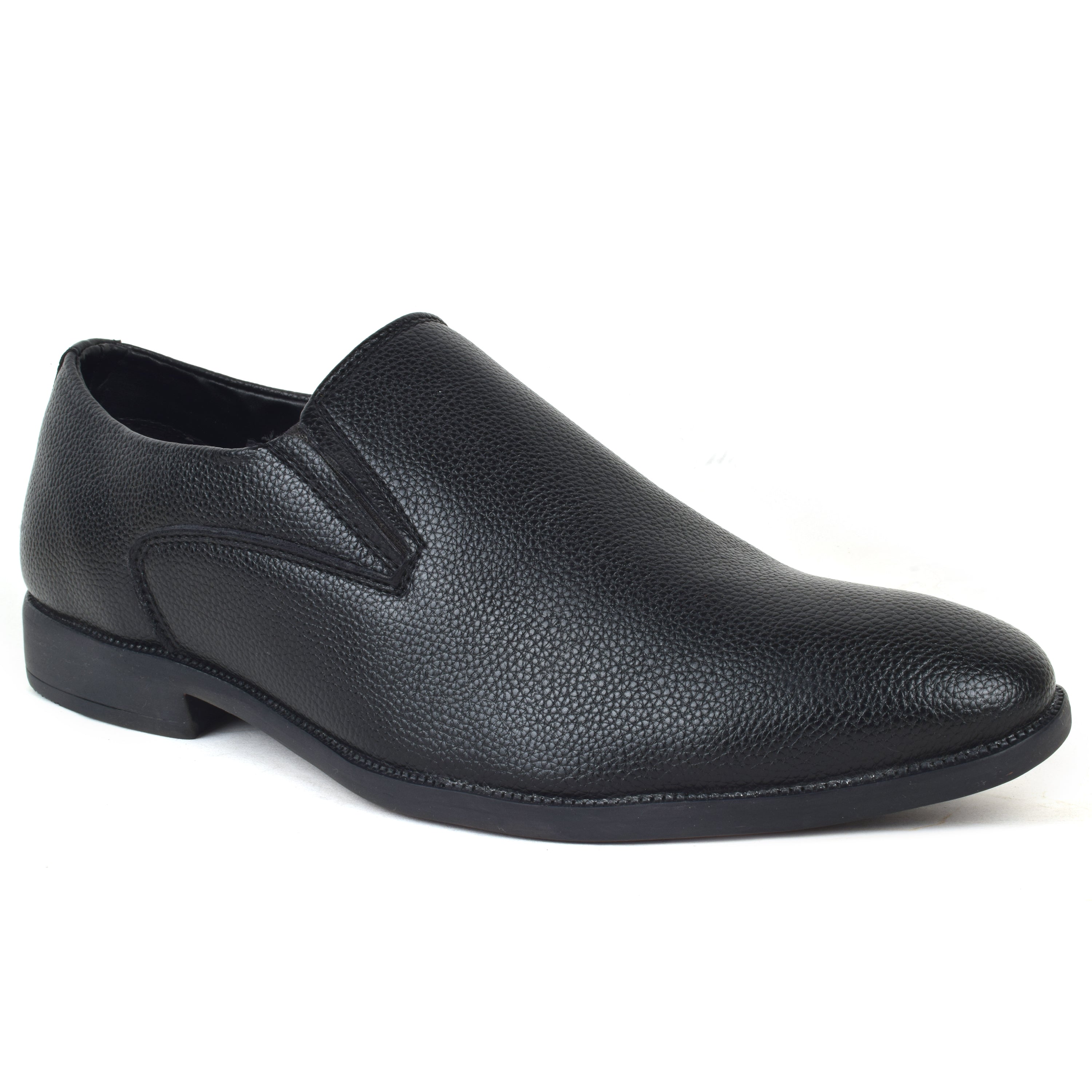 Formal Black Slip on Shoes for Men AARON