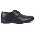 Formal Black Brogue wingtip Shoes for Men- Round Toe Leather Formal DERBY