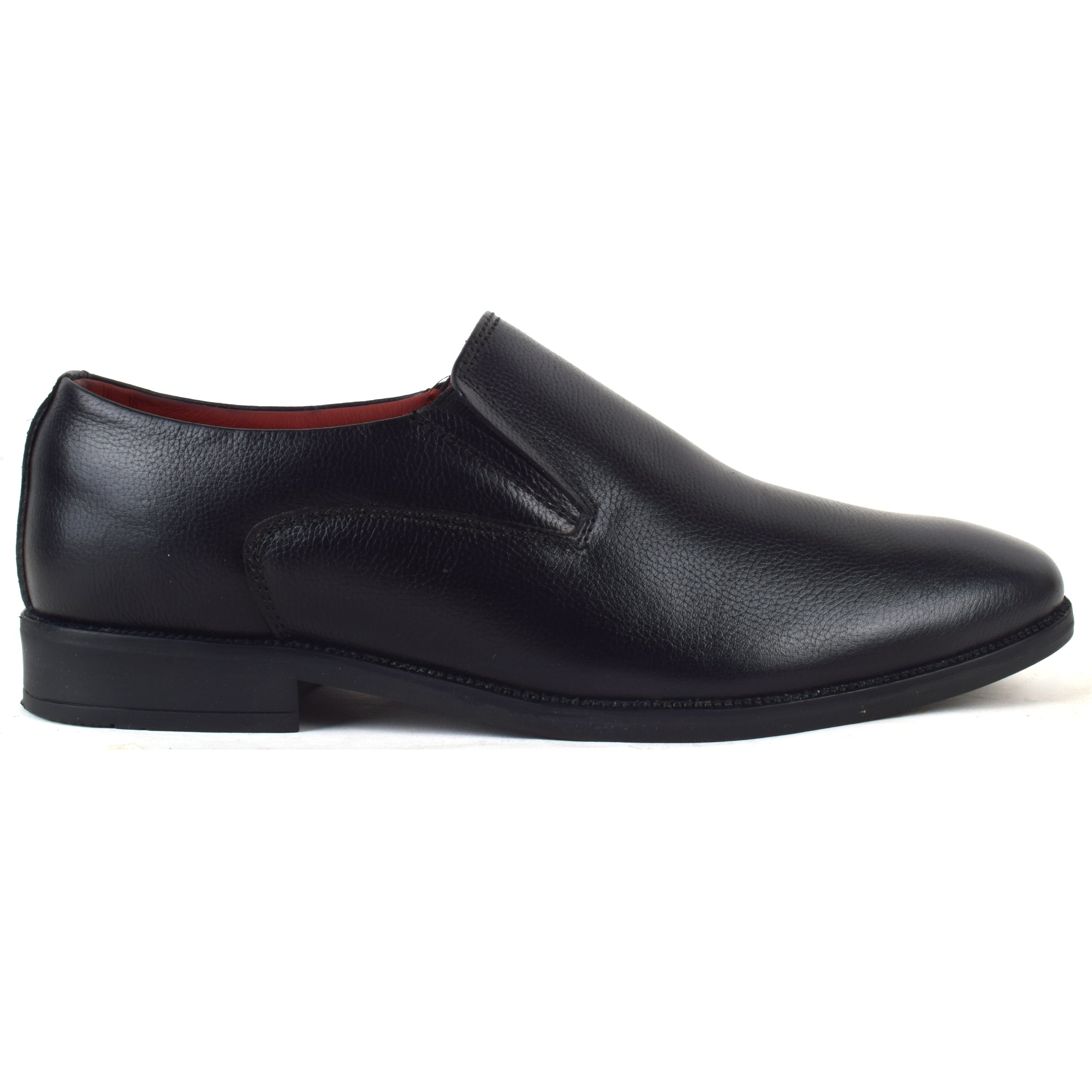 Formal Black Slip on Shoes for Men AARON