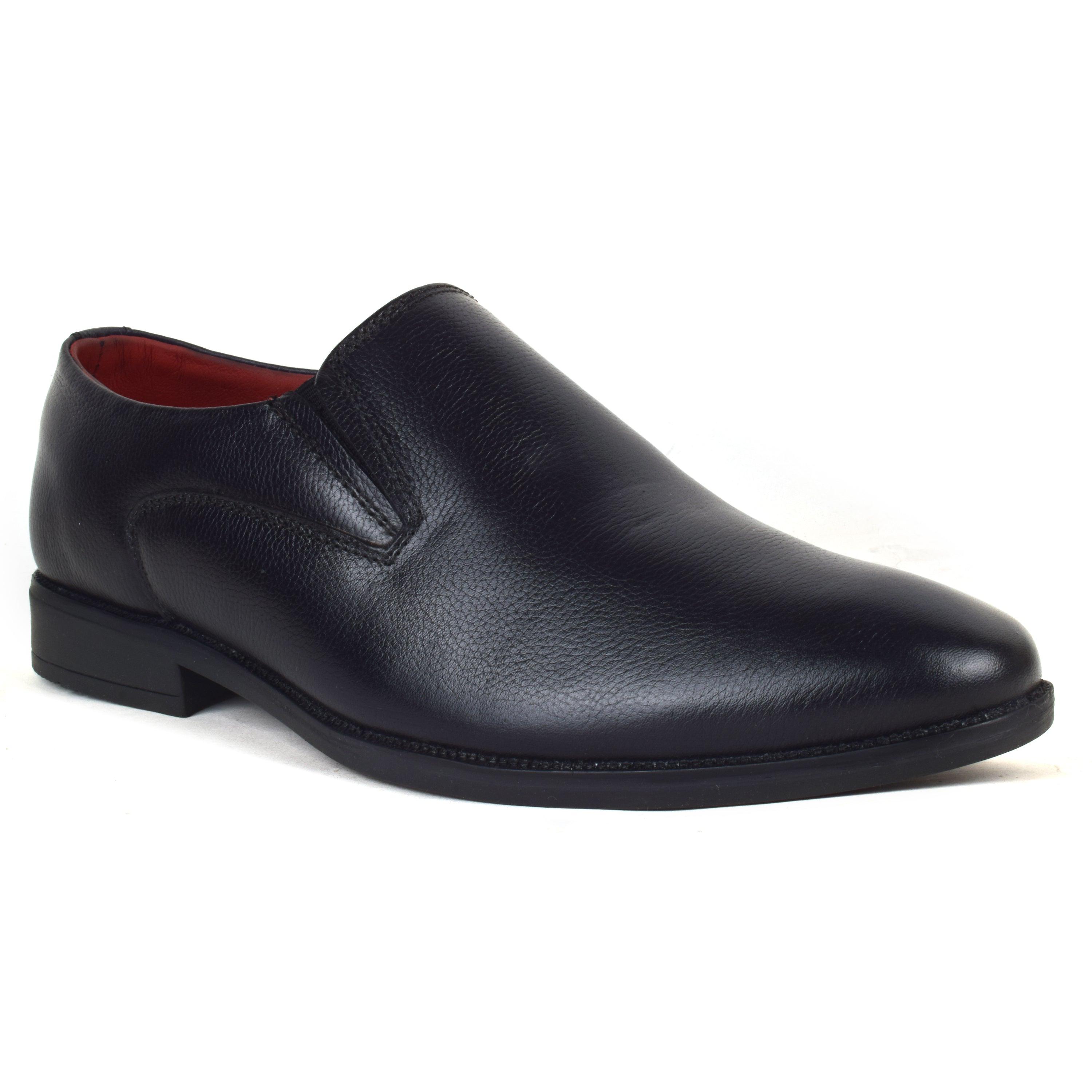 Formal Black Slip on Shoes for Men AARON