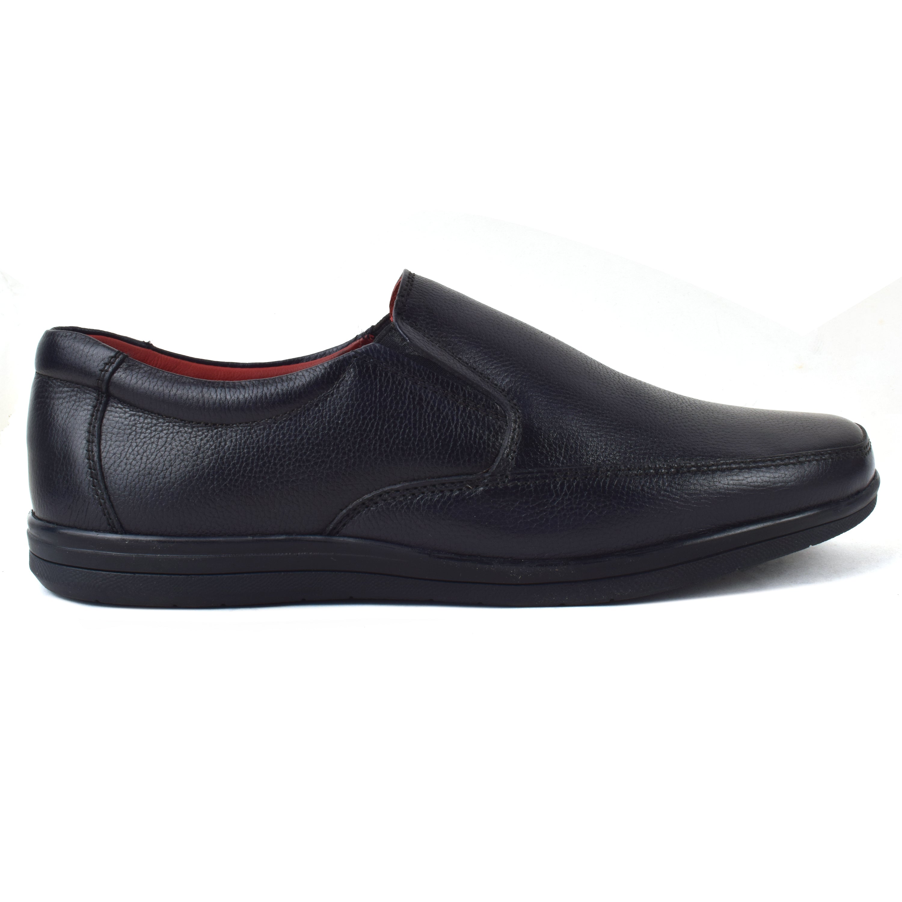 Formal Black Slip on Shoes for Men