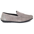 Loafer Suede Leather Grey Slip on Shoes