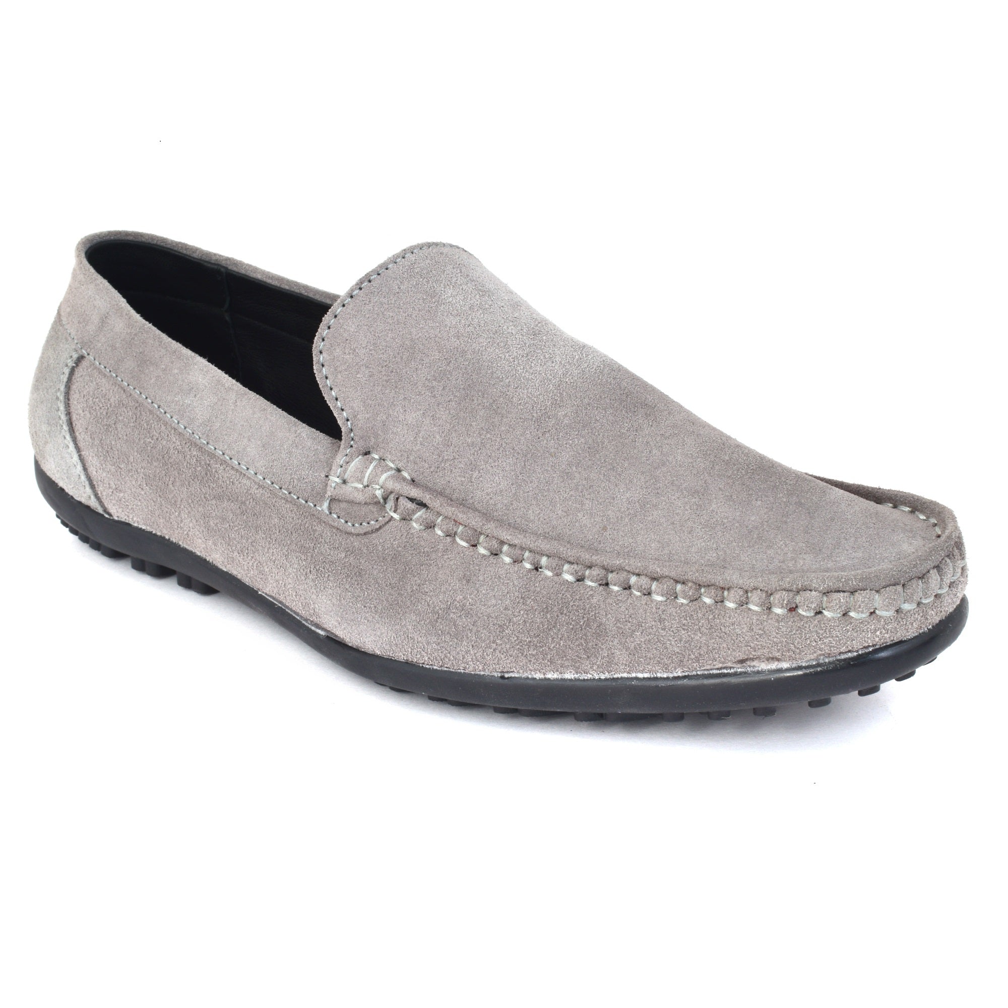 Loafer Suede Leather Grey Slip on Shoes