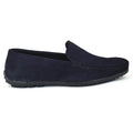 Loafer Suede Leather Dark Blue Slip on Shoes