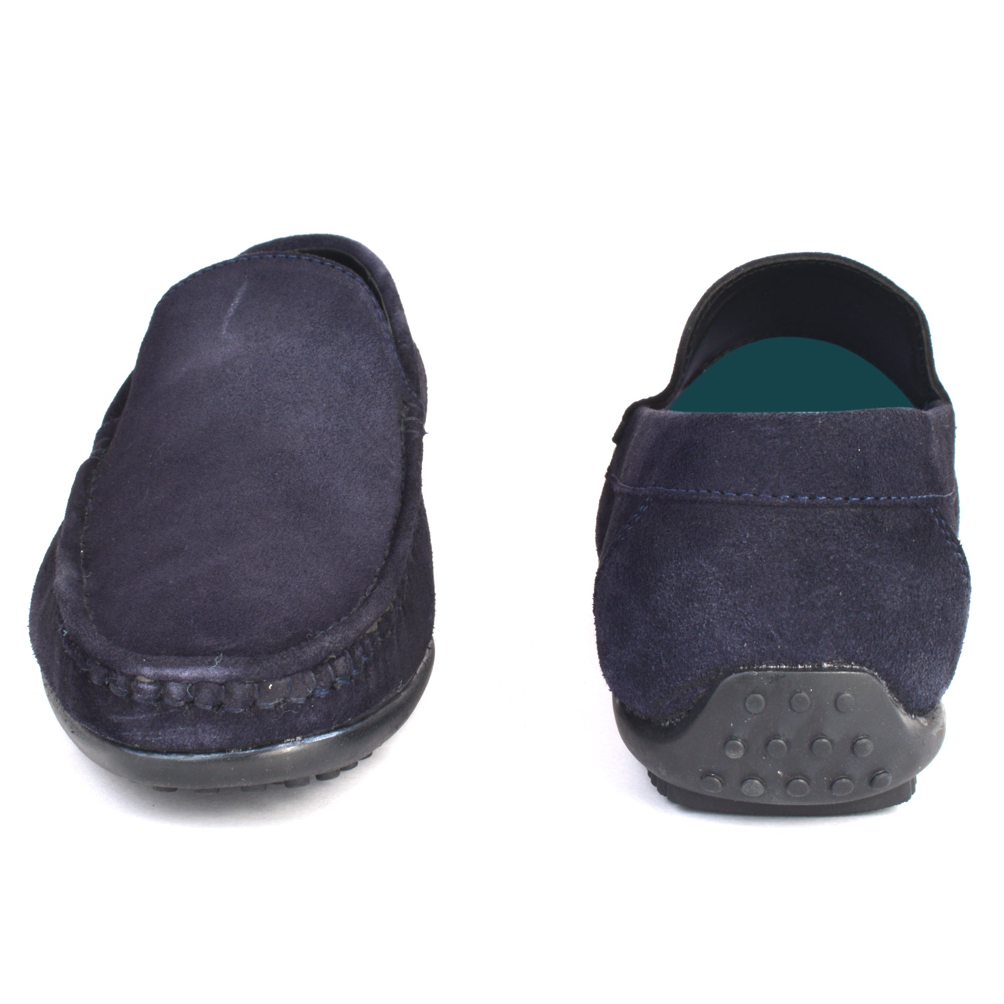 Loafer Suede Leather Dark Blue Slip on Shoes