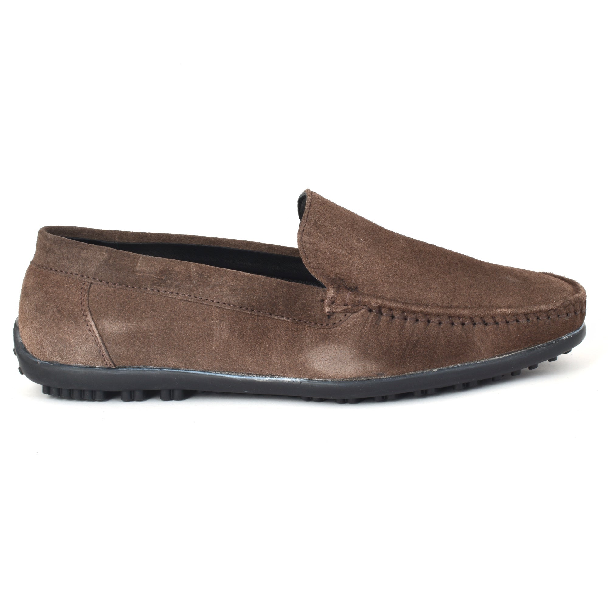 Loafer Suede Leather Reddish Brown Slip on Shoes