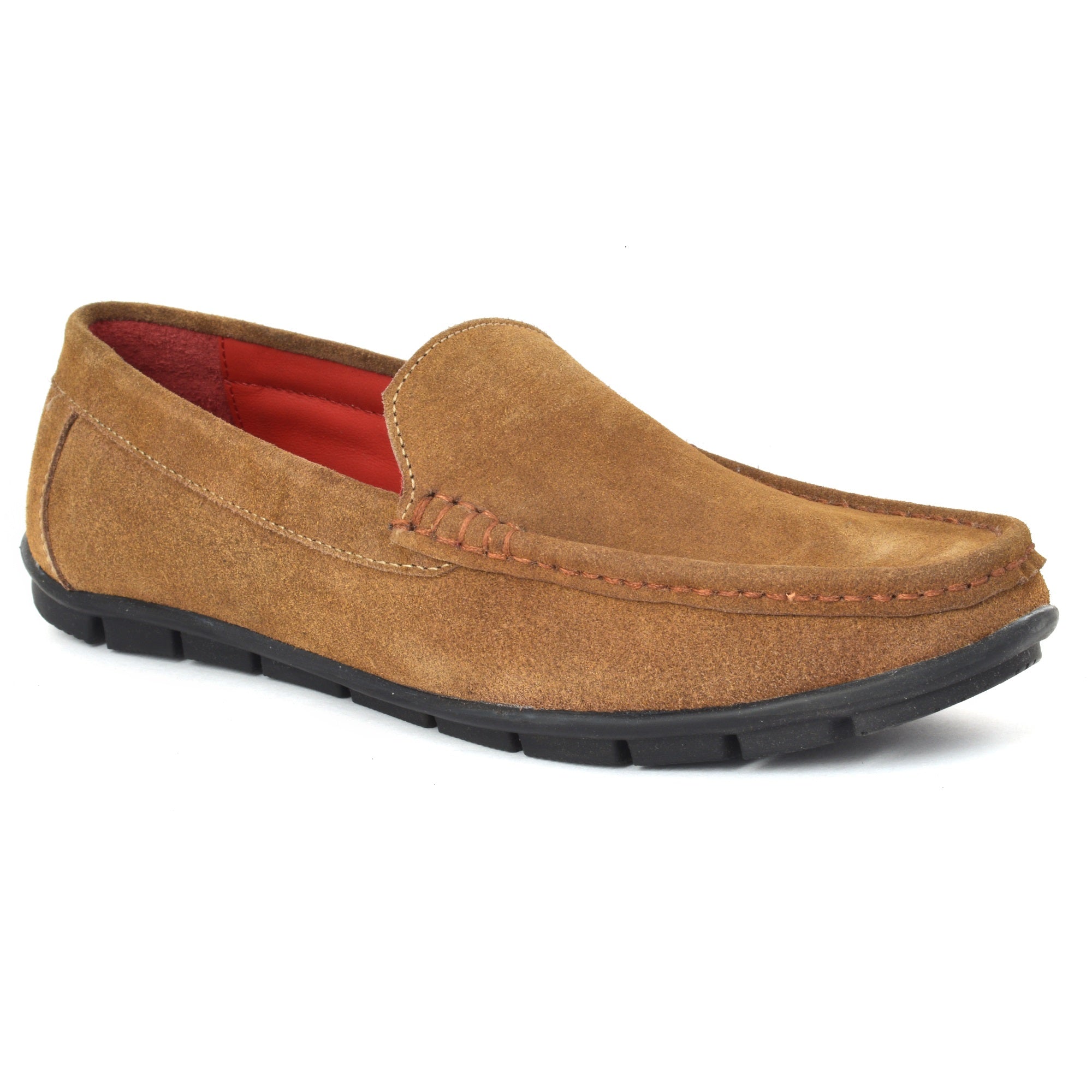 Loafer TAN Suede Leather Slip on Shoes