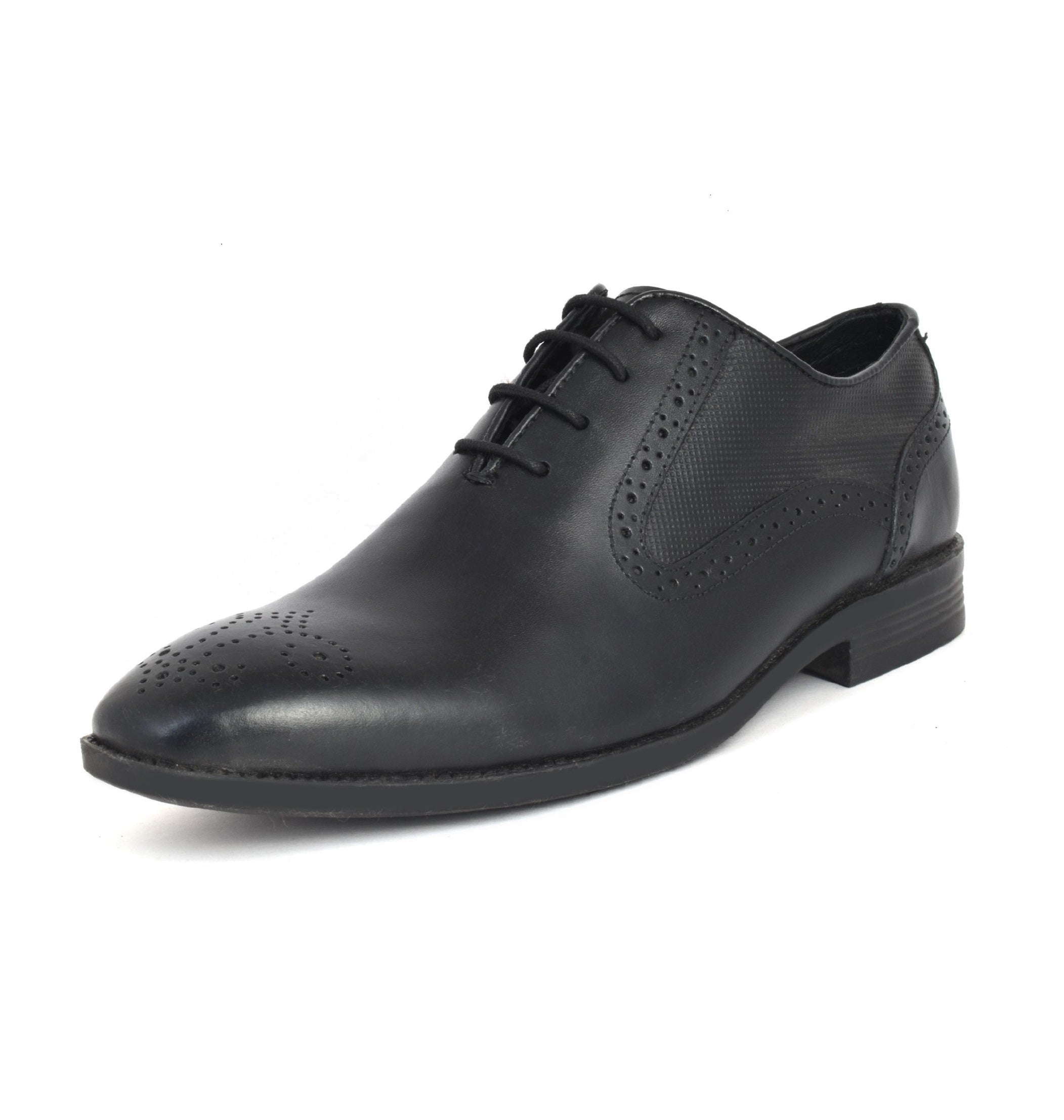 Formal Black Oxford Brogue Shoes for Men - EXECUTIVE PRIDE