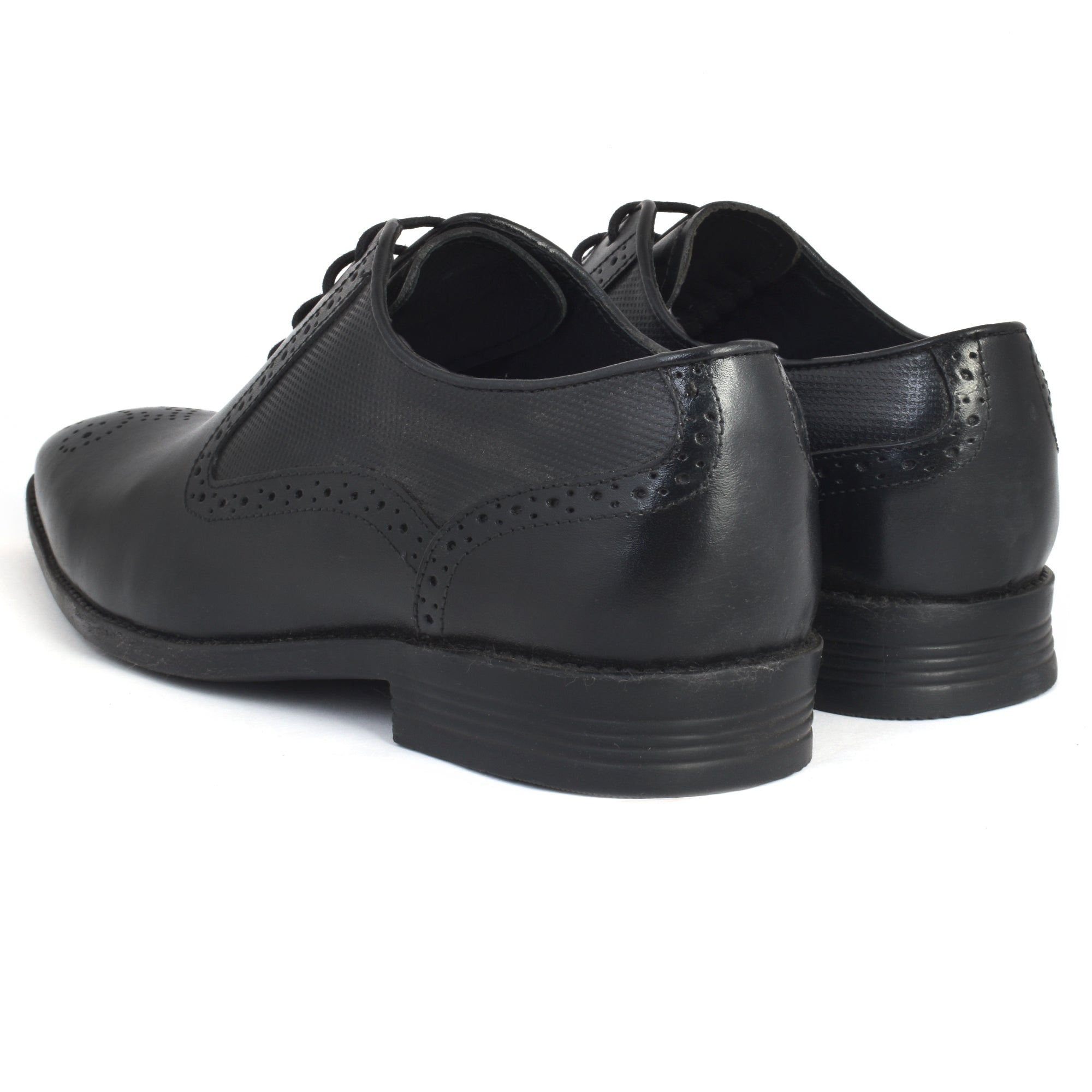 Formal Black Oxford Brogue Shoes for Men - EXECUTIVE PRIDE