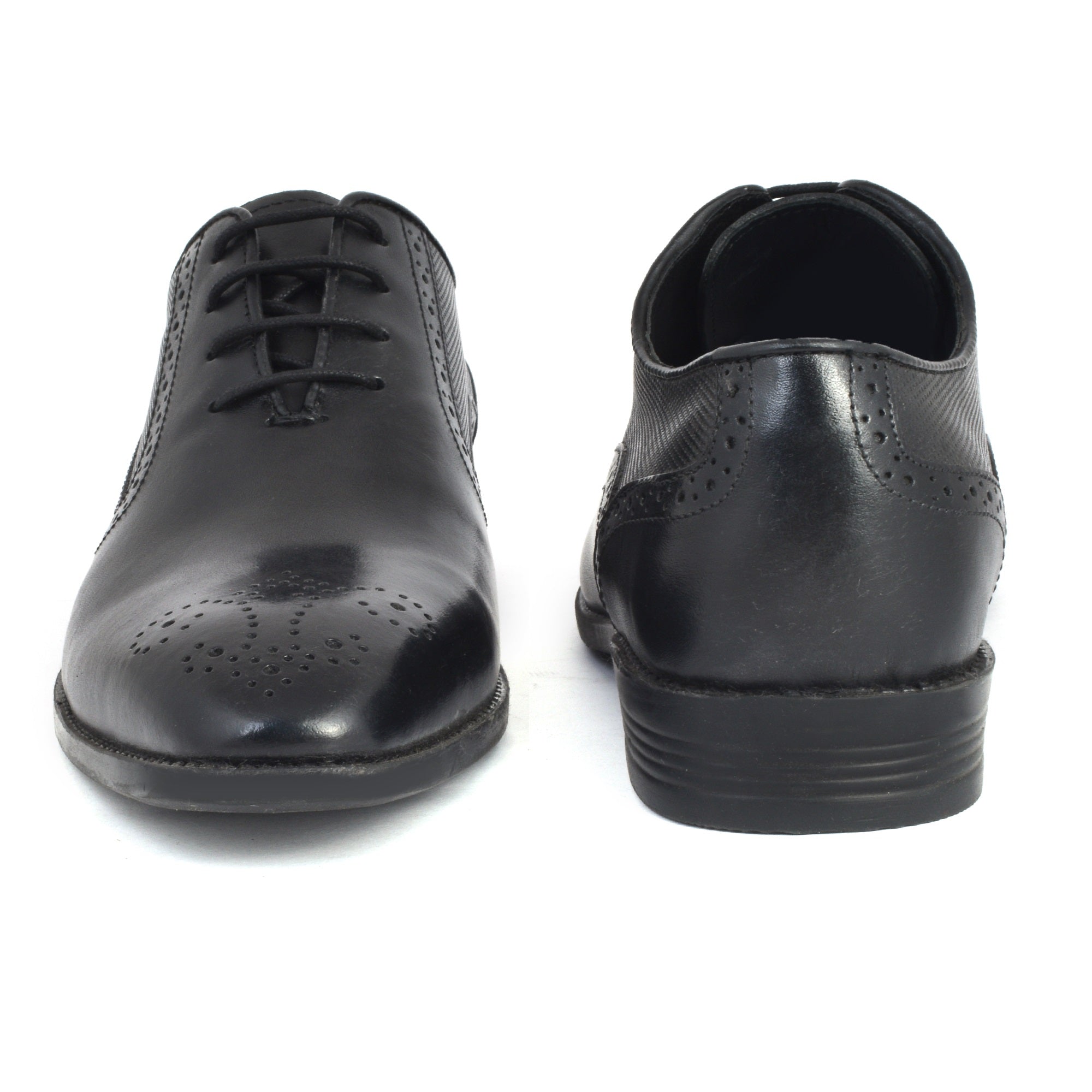 Formal Black Oxford Brogue Shoes for Men - EXECUTIVE PRIDE