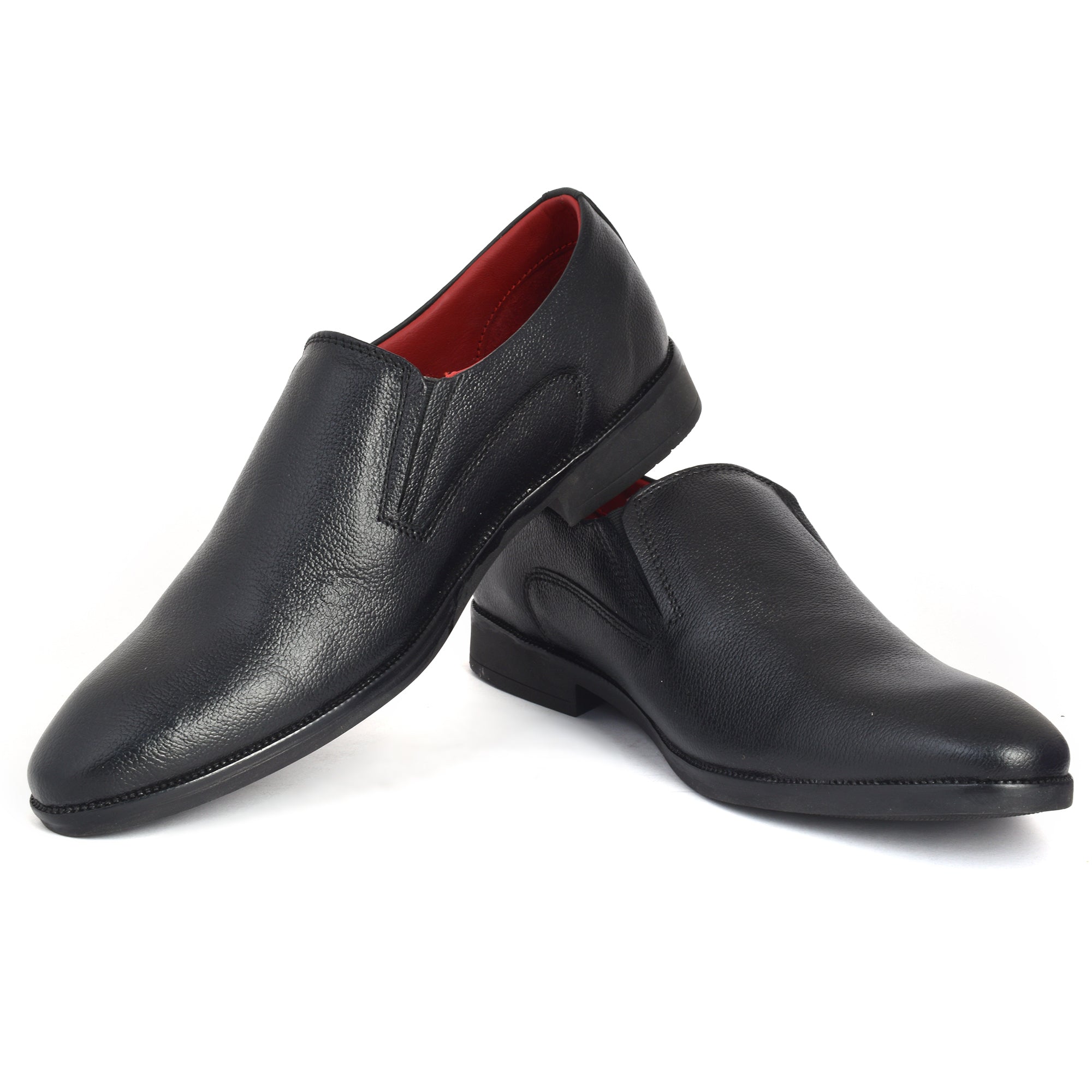 Formal Black Slip on  Shoes for Men Aaron
