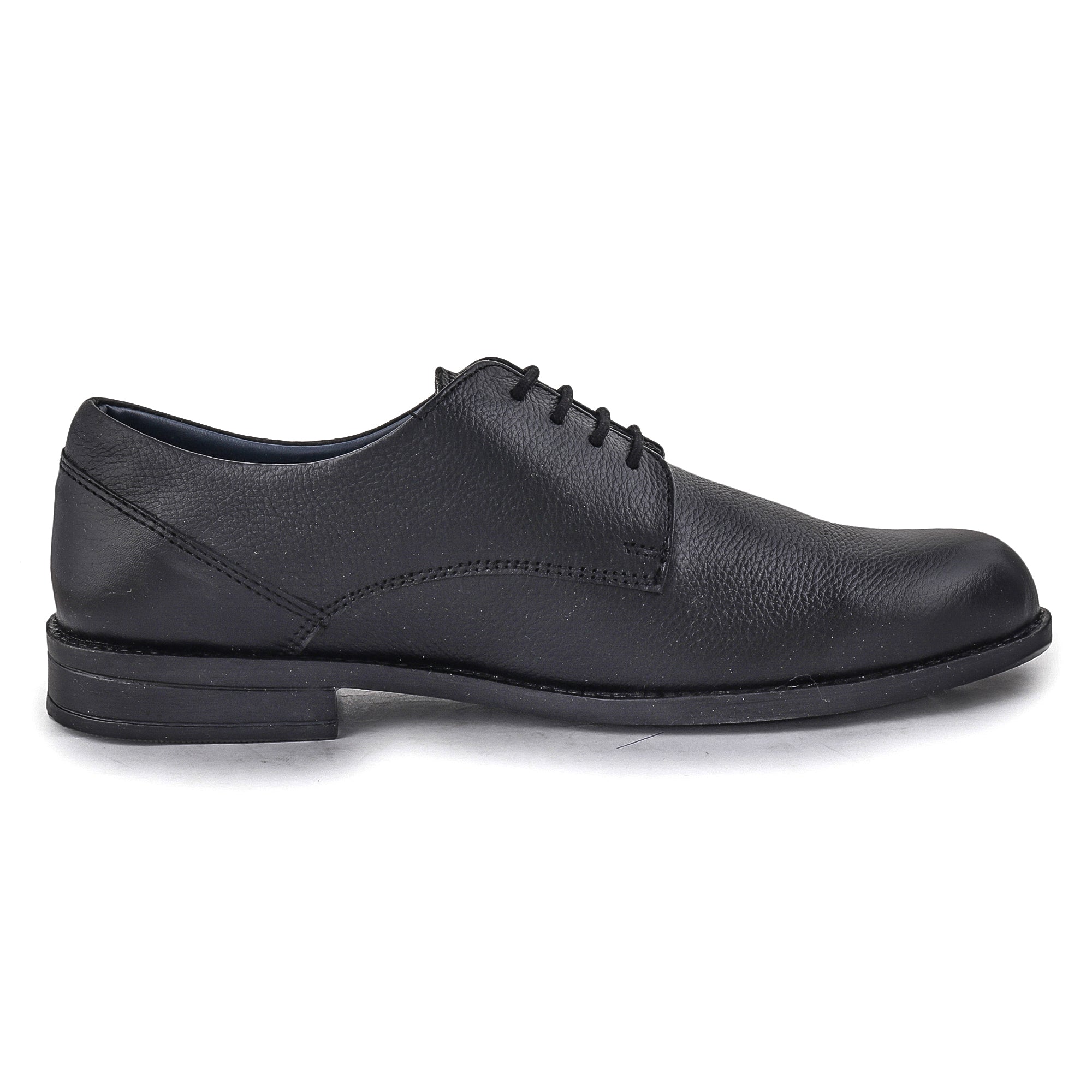 Formal Black Shoes for Men- Round Toe Leather Formal DERBY