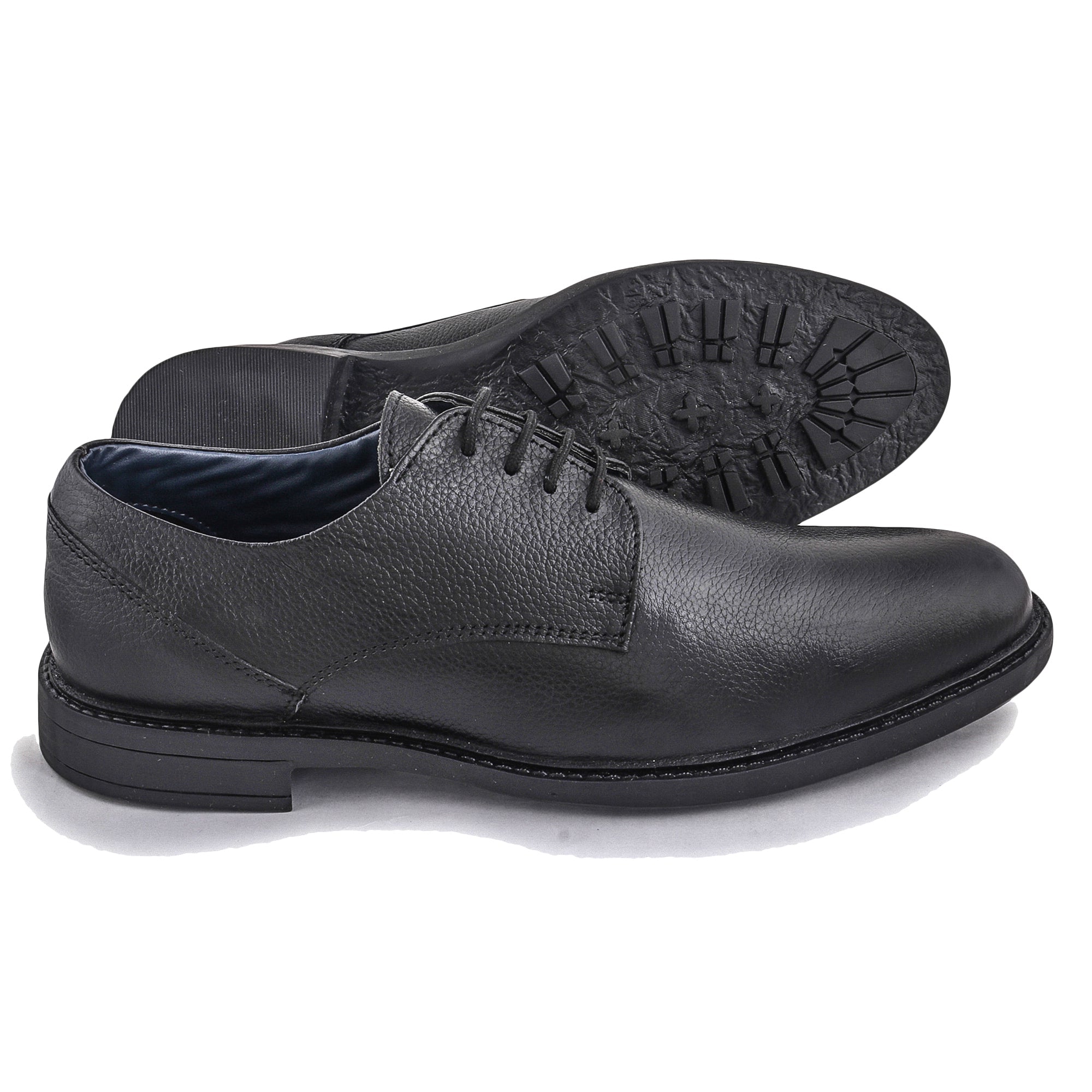 Formal Black Derby Shoes for Men  - COLONELS BOOT